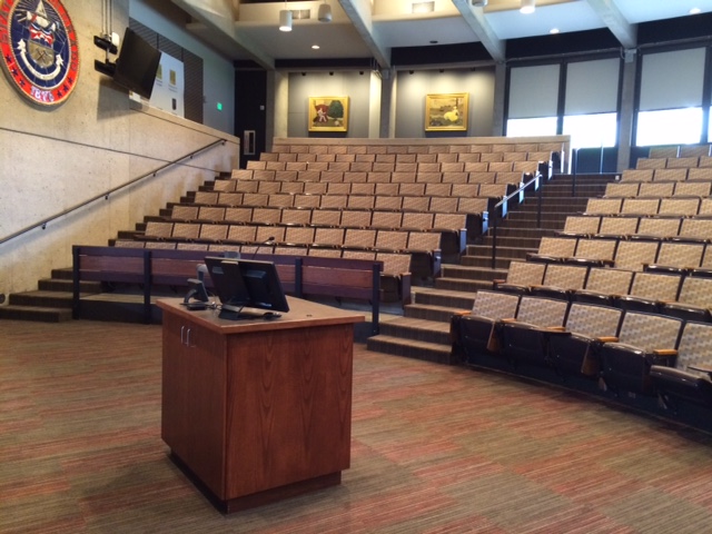 El Paso County Commissioner's Chambers seating